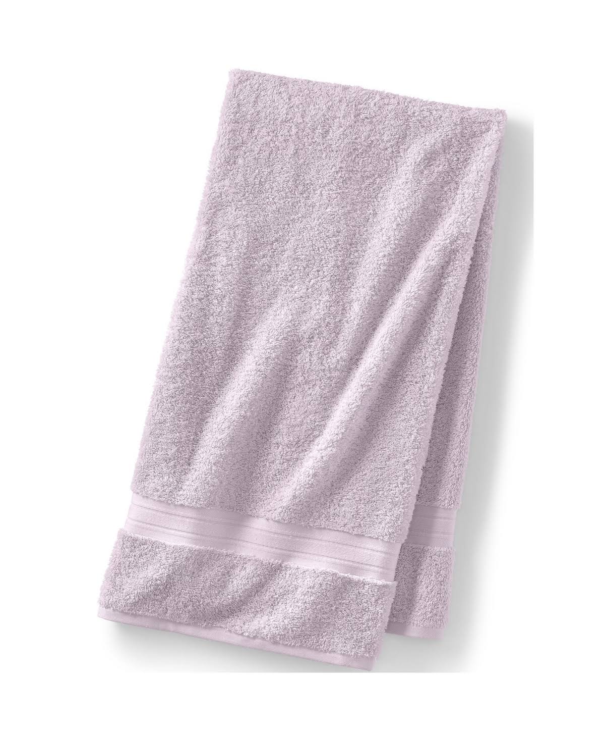Lands' End Premium Supima Cotton Bath Sheet - Soft Iris Purple